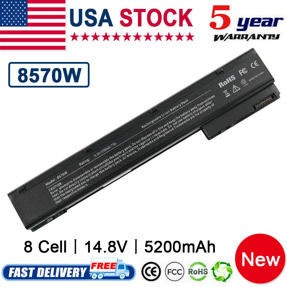 VH08 VH08XL Battery for HP EliteBook 8560w 8570w 8760w 8770w HSTNN-IB2P