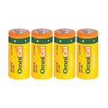 4x OmniCel ER14335 3.6V 1.65Ah 2/3AA Lithium Button Top Battery Tracking RFID