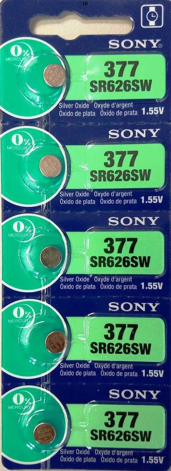 MURATA / SONY 377 SR626SW (10 piece) SR626 V377 Watch Battery US seller