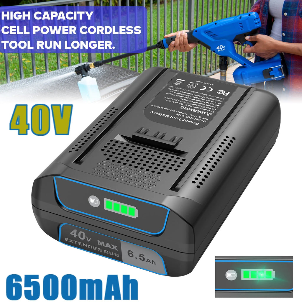 40V 6.5Ah Lithium-ion Battery For Kobalt 40Volt Max KB440-03 KB2540C-06 KB640-03