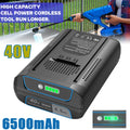 40V 6.5Ah Lithium-ion Battery For Kobalt 40Volt Max KB440-03 KB2540C-06 KB640-03