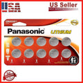 10 x PANASONIC LITHIUM BATTERY 3V CR2032 CR 2032 BR2032 DL2032 Button Cell Watch