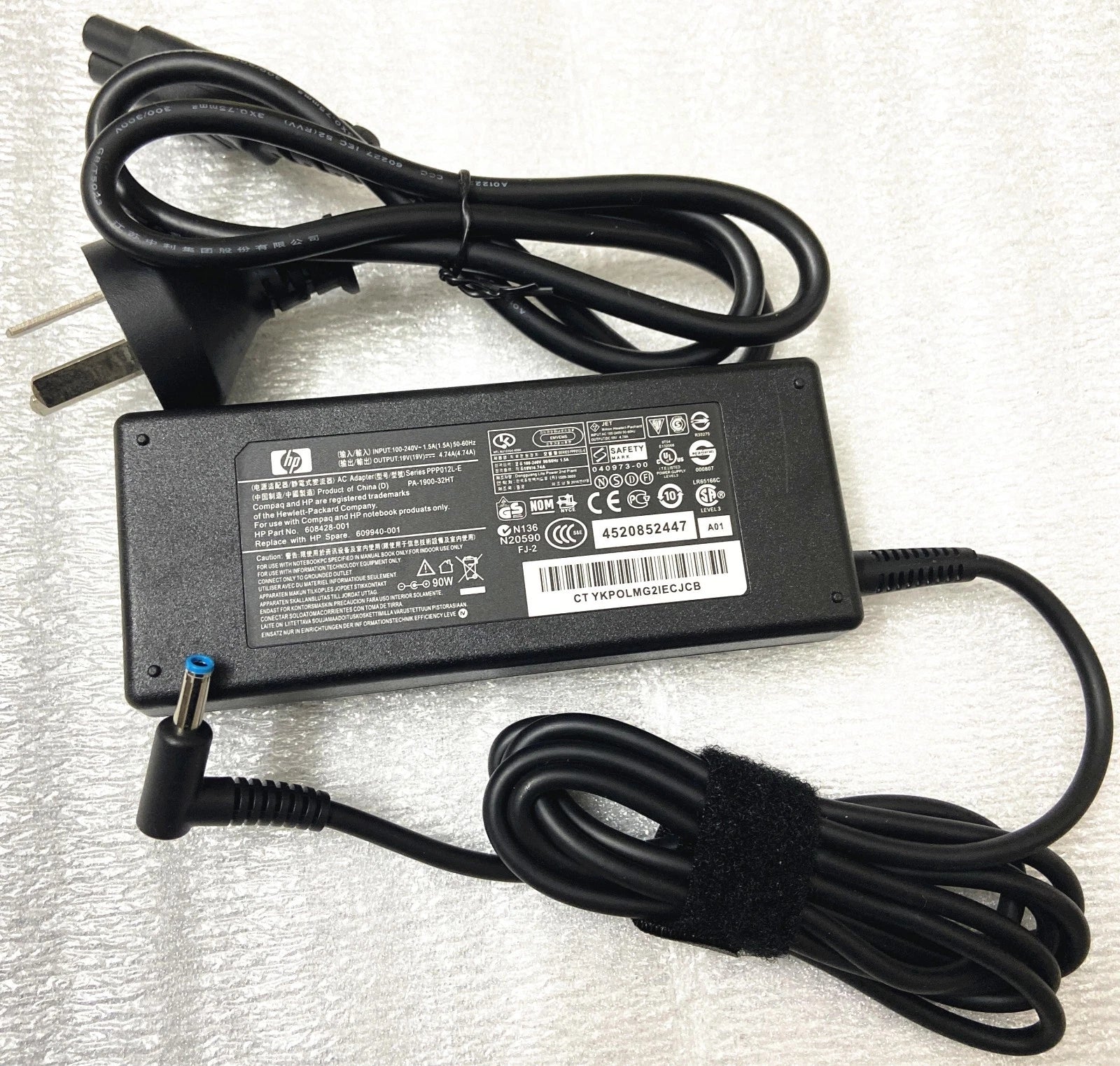 NEW Genuine 90W Adapter Charger For Envy X360 15T 17T 17M/Envy TouchSmart M6 M7