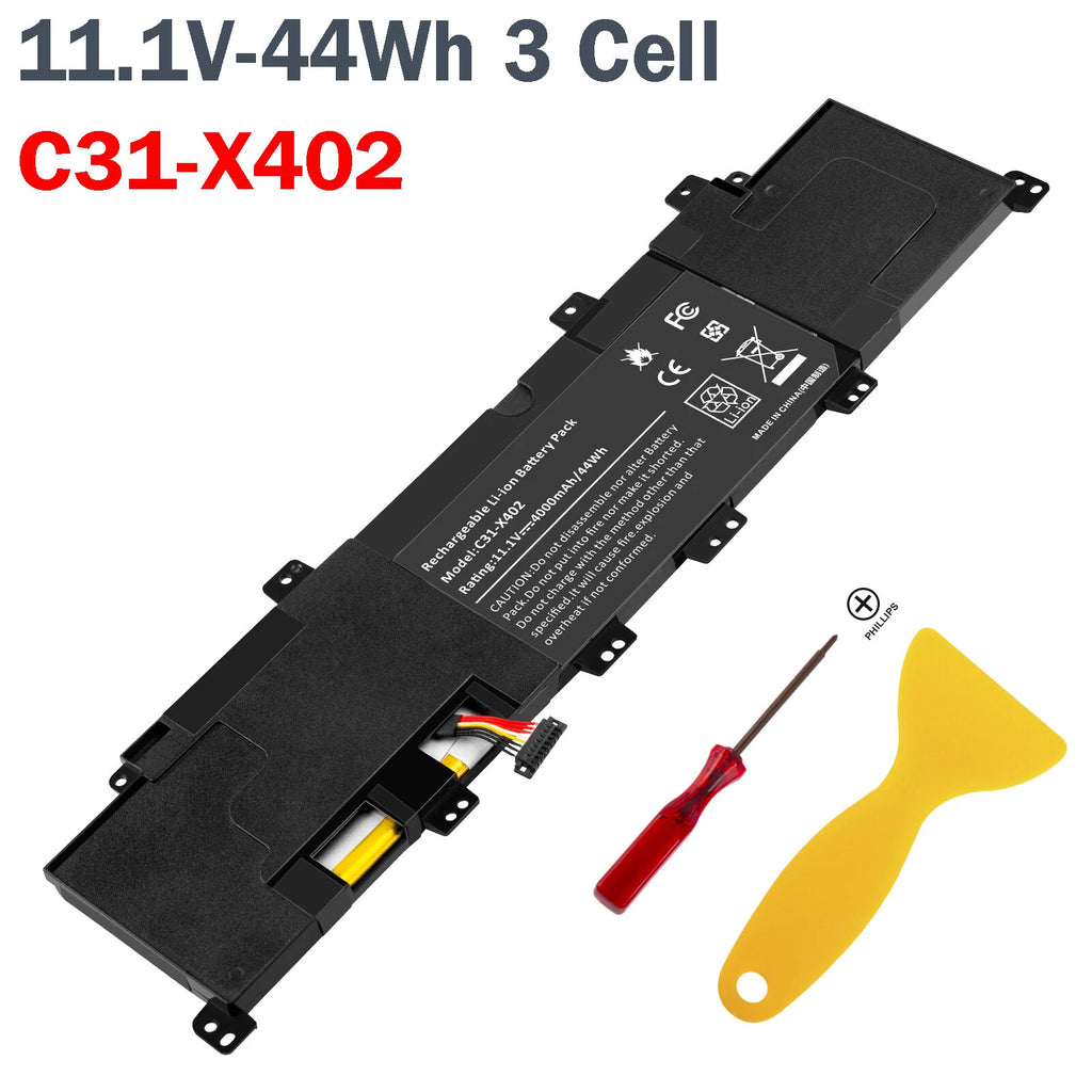 C31-X402 Battery For Asus VivoBook S300CA S300E S400CA Series S300CA-RS91T 44WH