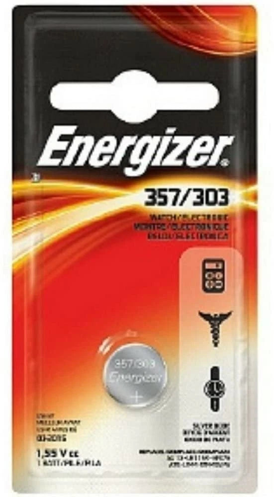 Energizer Watch Battery 1.55 Volt 357/303 1 Each (Pack of 4)