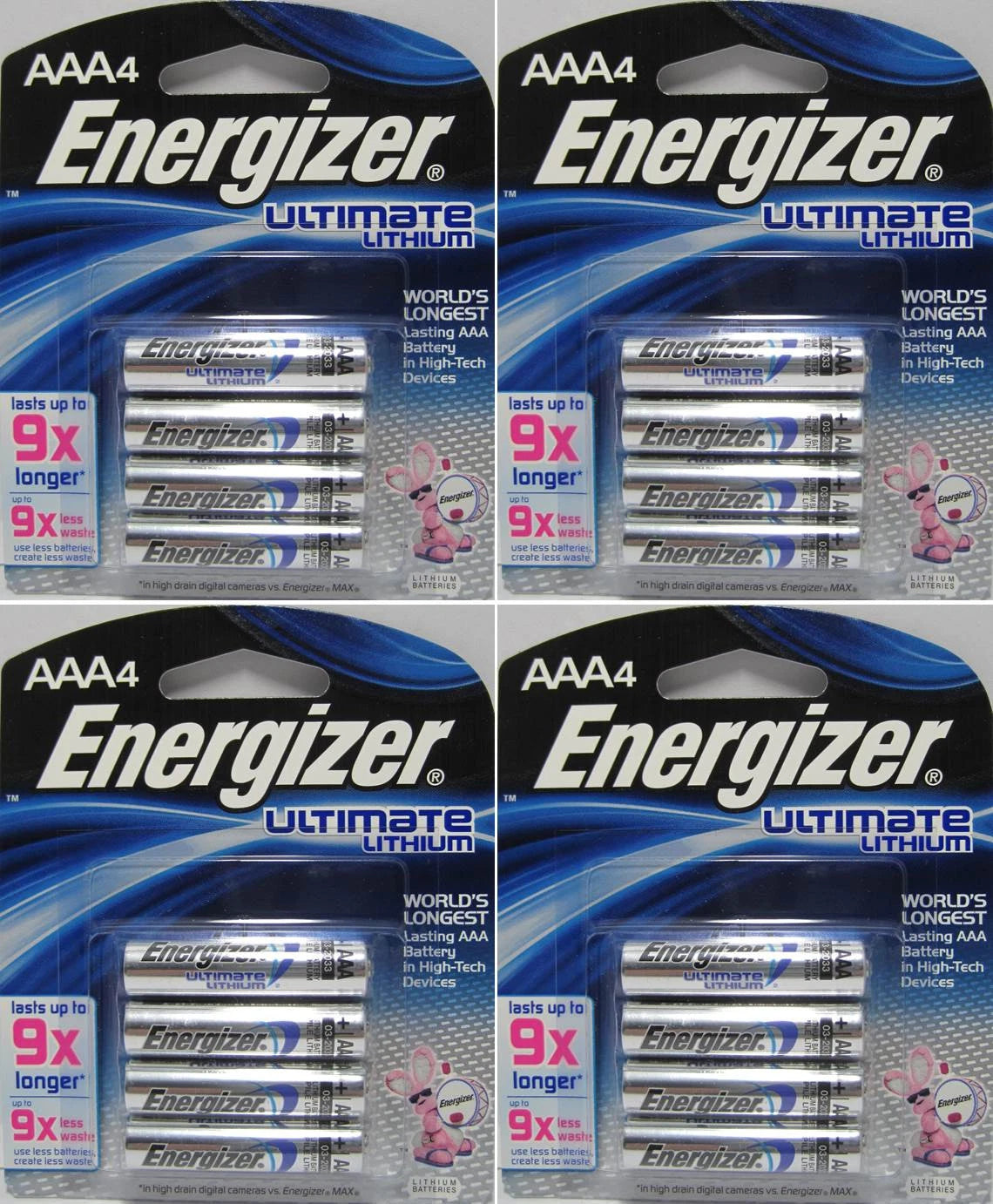 16 x Energizer Ultimate Lithium L92 AAA Batteries