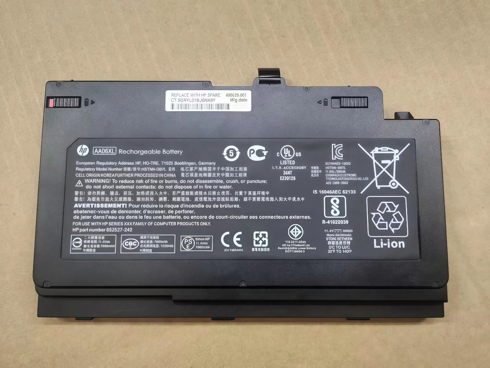 Genuine AA06XL Battery for HP ZBook 17 G4 G4-2ZC18ES G4-1RR26ES G4-Y6K23E