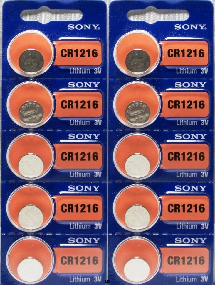 CR 1216 MURATA / SONY LITHIUM BATTERIES (1 piece) 3V Watch Authorized US Seller