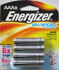 Energizer Advanced Lithium Batteries, AAA Size, 8 Pack