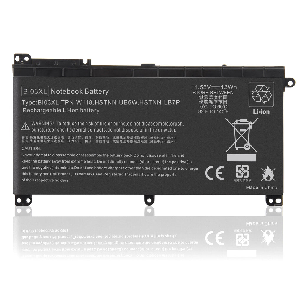 For HP Chromebook Battery843537-541 844203-850 B103XL BI03XL HSTNN-UB6W TPN-W118