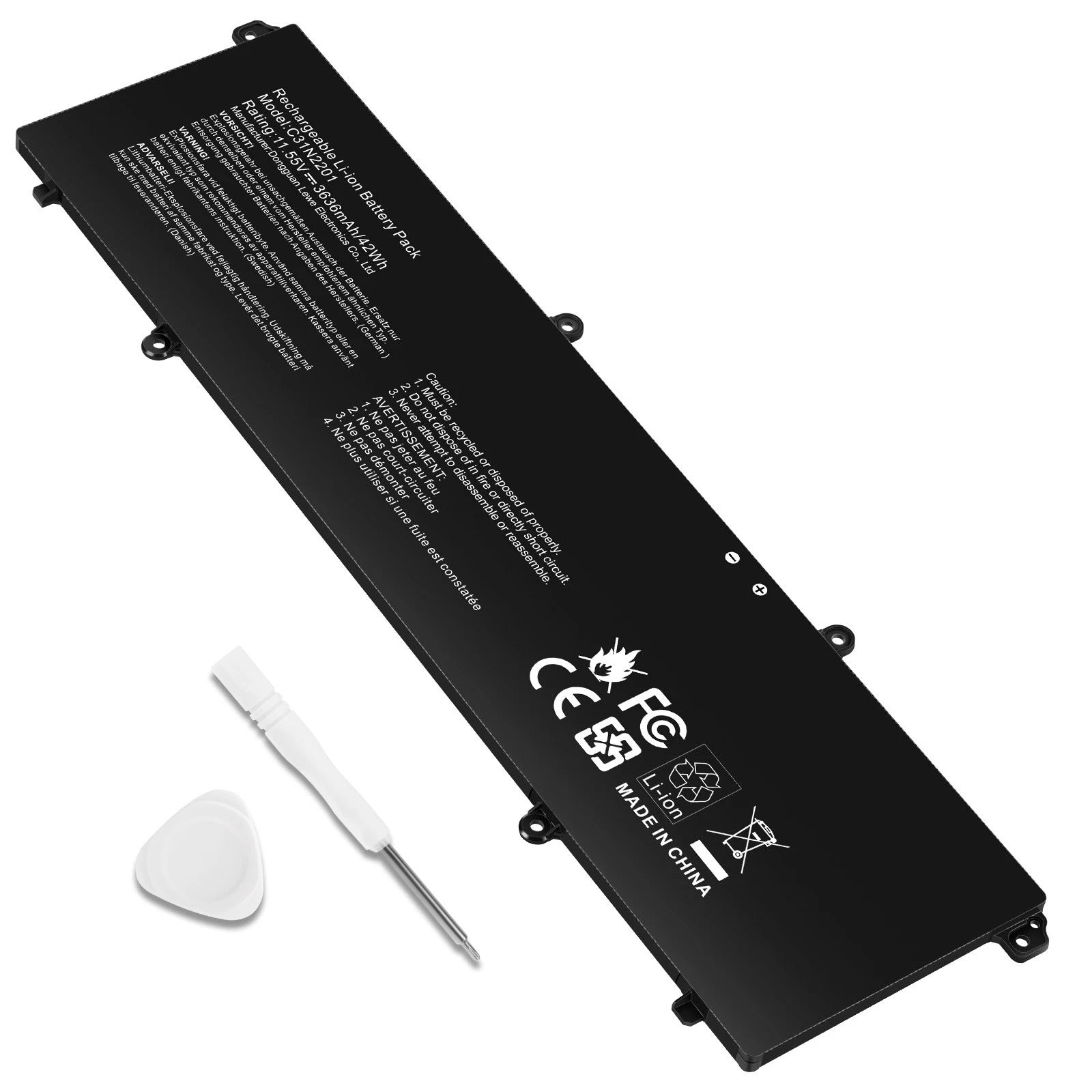 ?C31N2201 Battery for Asus Vivobook X1605EA X1605ZA E1504FA X1605PA X1504VA 42Wh
