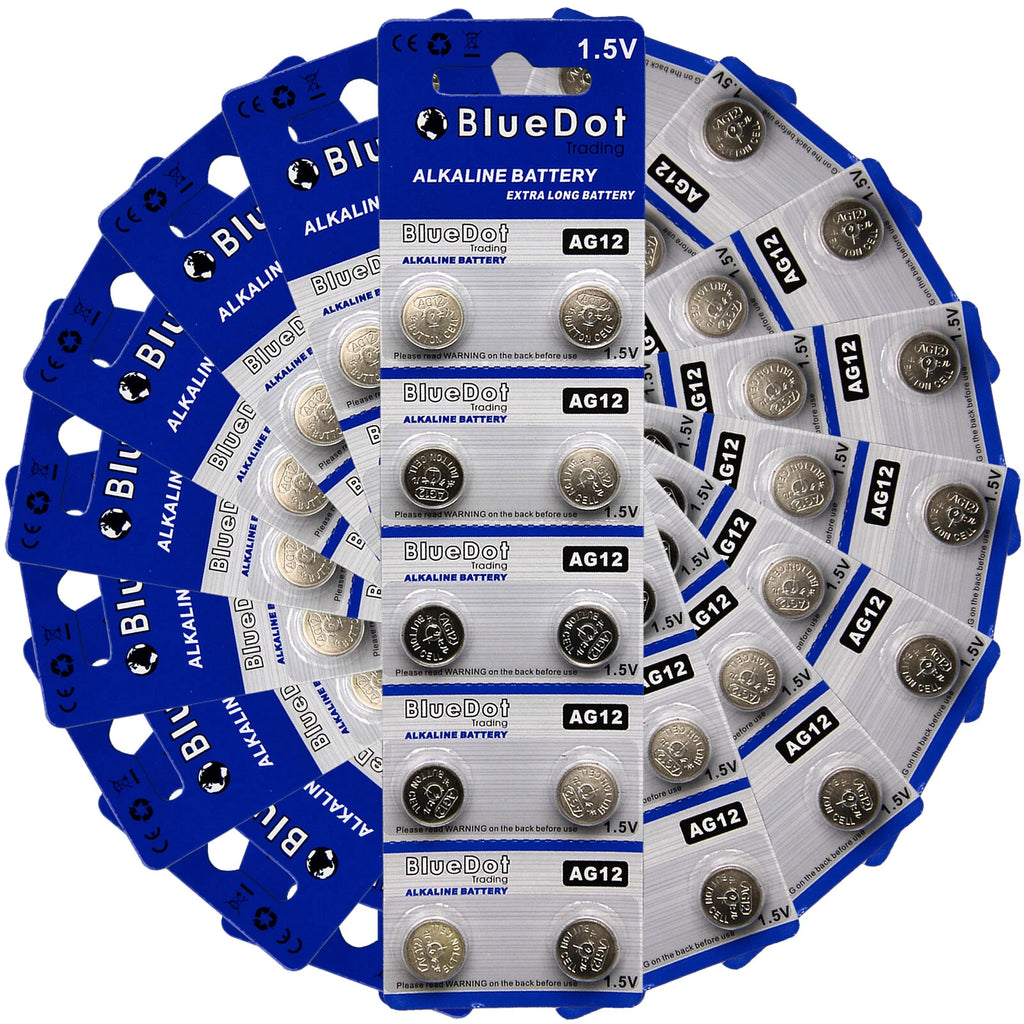 USA SELLER 100pcs AG12 LR43 186 L1142 RW84 Alkaline Button Cell Watch Battery