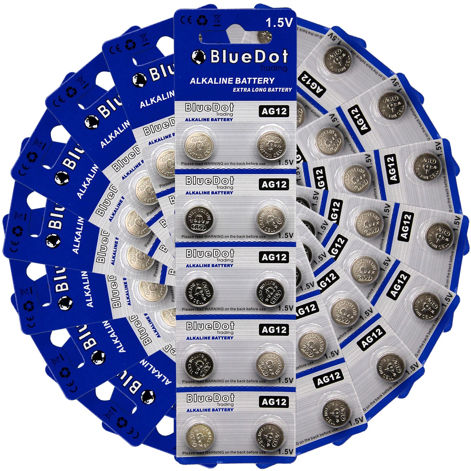 USA SELLER 100pcs AG12 LR43 186 L1142 RW84 Alkaline Button Cell Watch Battery