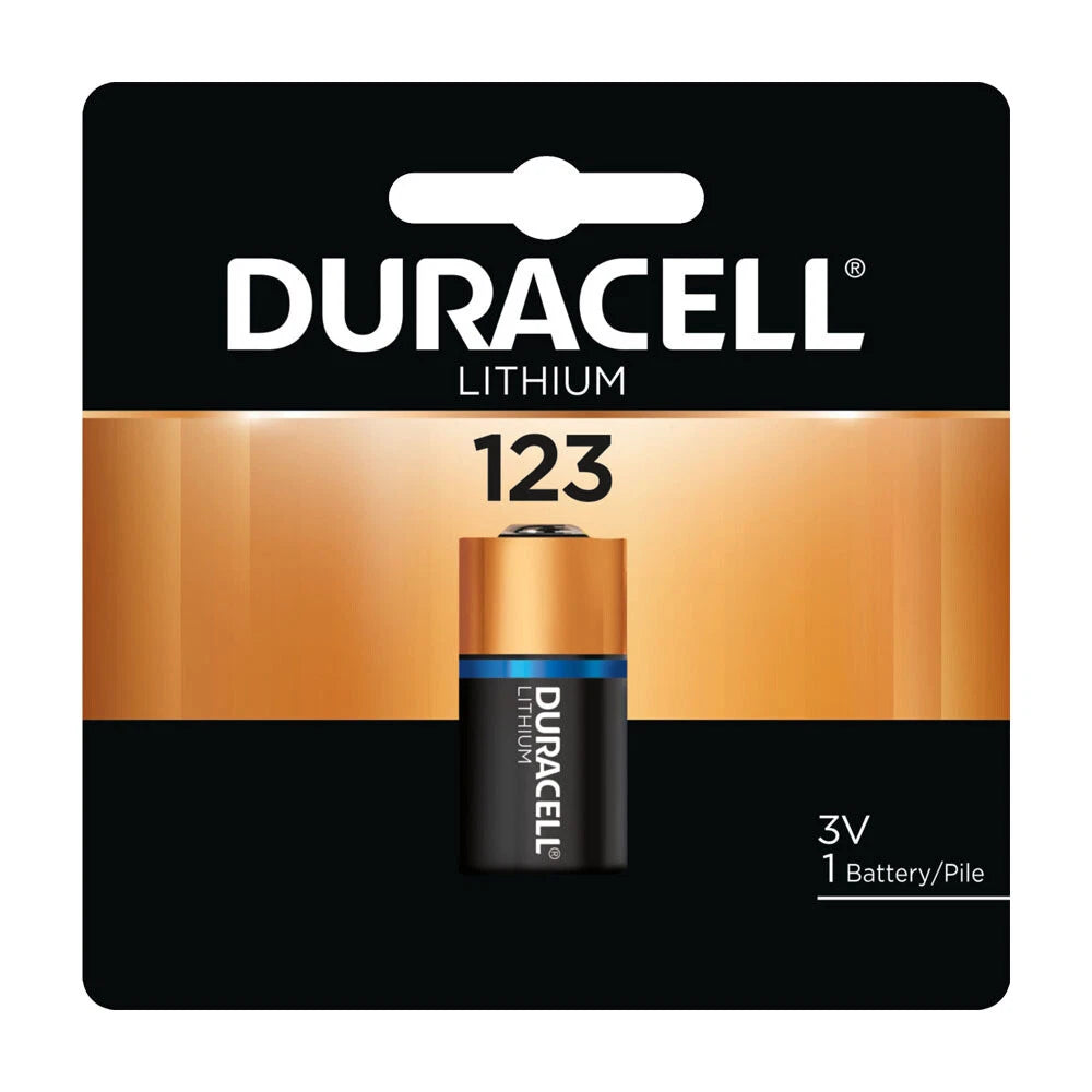 DL123A Duracell Ultra Lithium 1 Batteries-CR123A