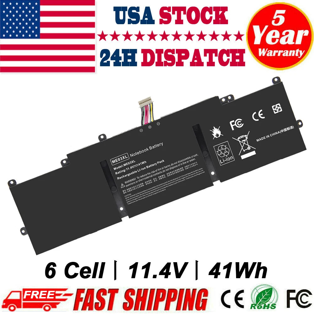 ME03XL Battery For HP 11-d011wm 11-D014TU 787521-005 787089-541 HSTNN-UB6M 11.4V