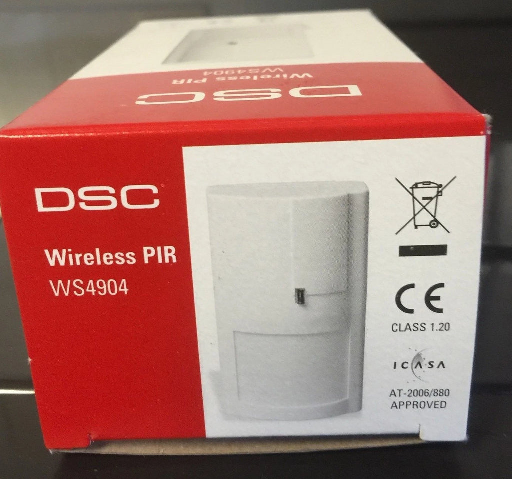 Brand New DSC WS4904P Wireless Pet Immune PIR Motion Sensor, w/ Battery, WS4904