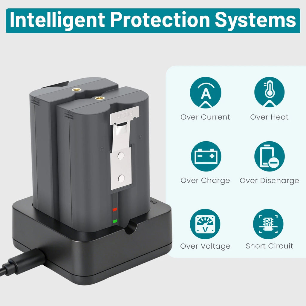 V4 Battery DualCharging Station for Ring Video Doorbell 2/3+/4 & Spotlight Cam