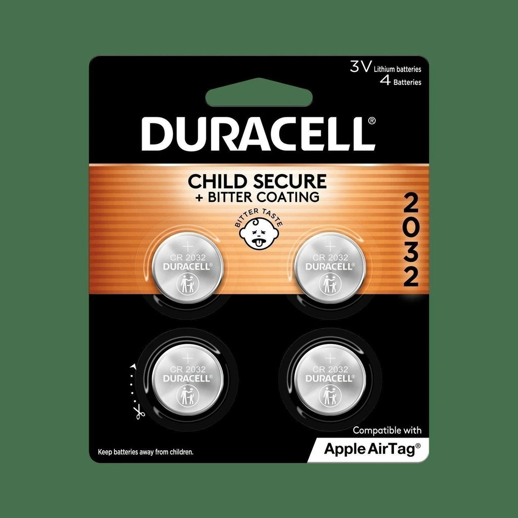 Duracell CR2032 3V Lithium Coin Battery with Child Safety Features FRESH