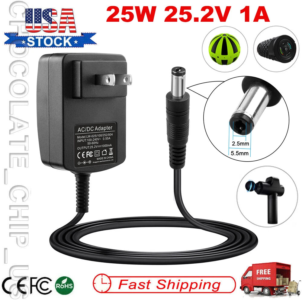24V AC Charger For Hyperice Hypervolt Gun HPI5300000100 53000 001-00 4200003800