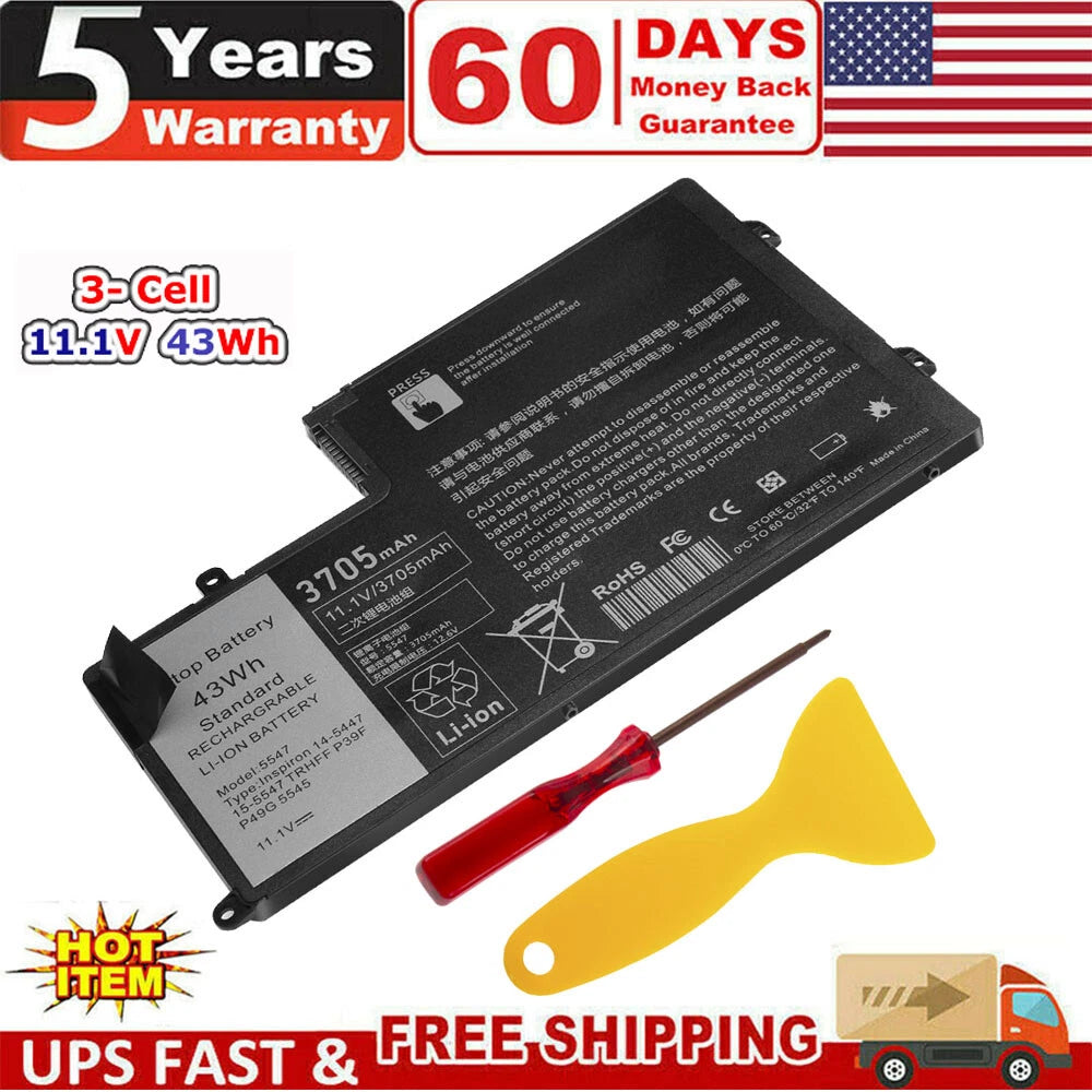 TRHFF Battery for Dell Inspiron 15-5547 5545 5548 N5447 Latitude 3450 3550 43Wh