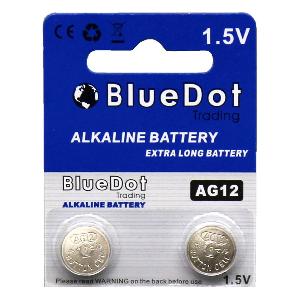 100 BlueDot AG12 386A LR43 SR43SW LR1142 301 SR43 RW84 Alkaline Watch Battery