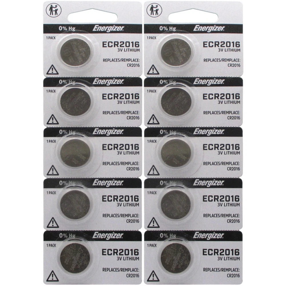 Energizer - CR2016 2016 3-Volt Lithium Battery 10 pk