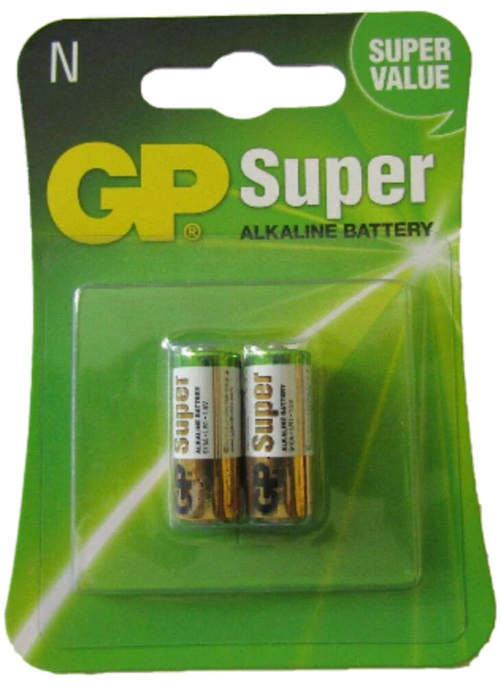 10 GP SUPER ALKALINE BATTERY SIZE N 4 BATTERIES E90 N LR1 MN9100 910A 5x2 Pack