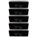 NEW 5pc 12V 2.2Ah SLA Battery EB1222 For UB1222, D5739, PS1220