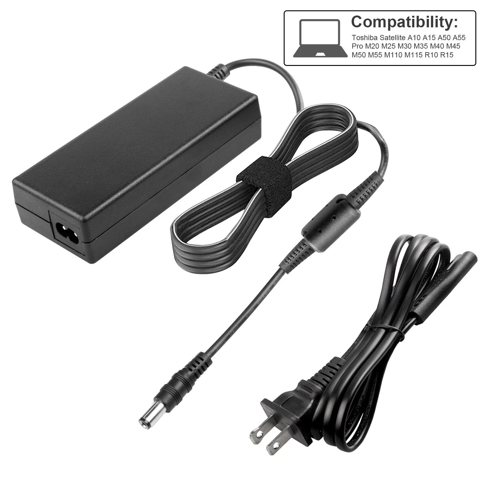 15V 5A 75W AC Adapter Charger For Toshiba Portege M780 Tecra A1 A2 A3 A4 A5 A8