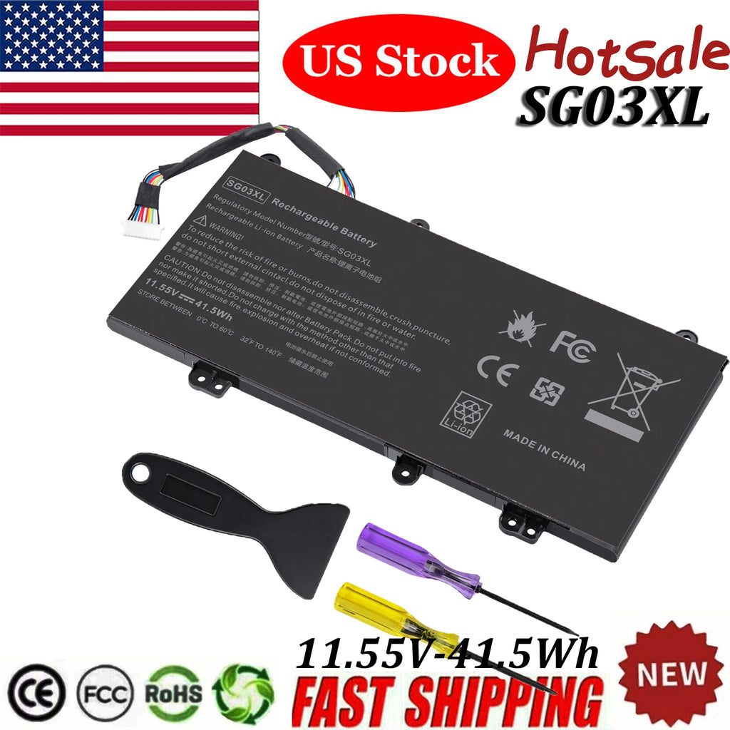 SG03XL Battery For HP Envy M7-U 17-U 17T-U M7-U009DX HSTNN-LB7F 849315-850 41.5W