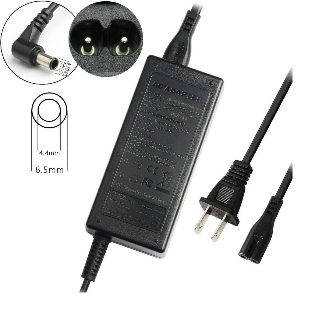 16V 4A AC Adapter Charger Power For Sony VGP-AC16V13 VGP-AC16V19 VGP-AC16V14/V10