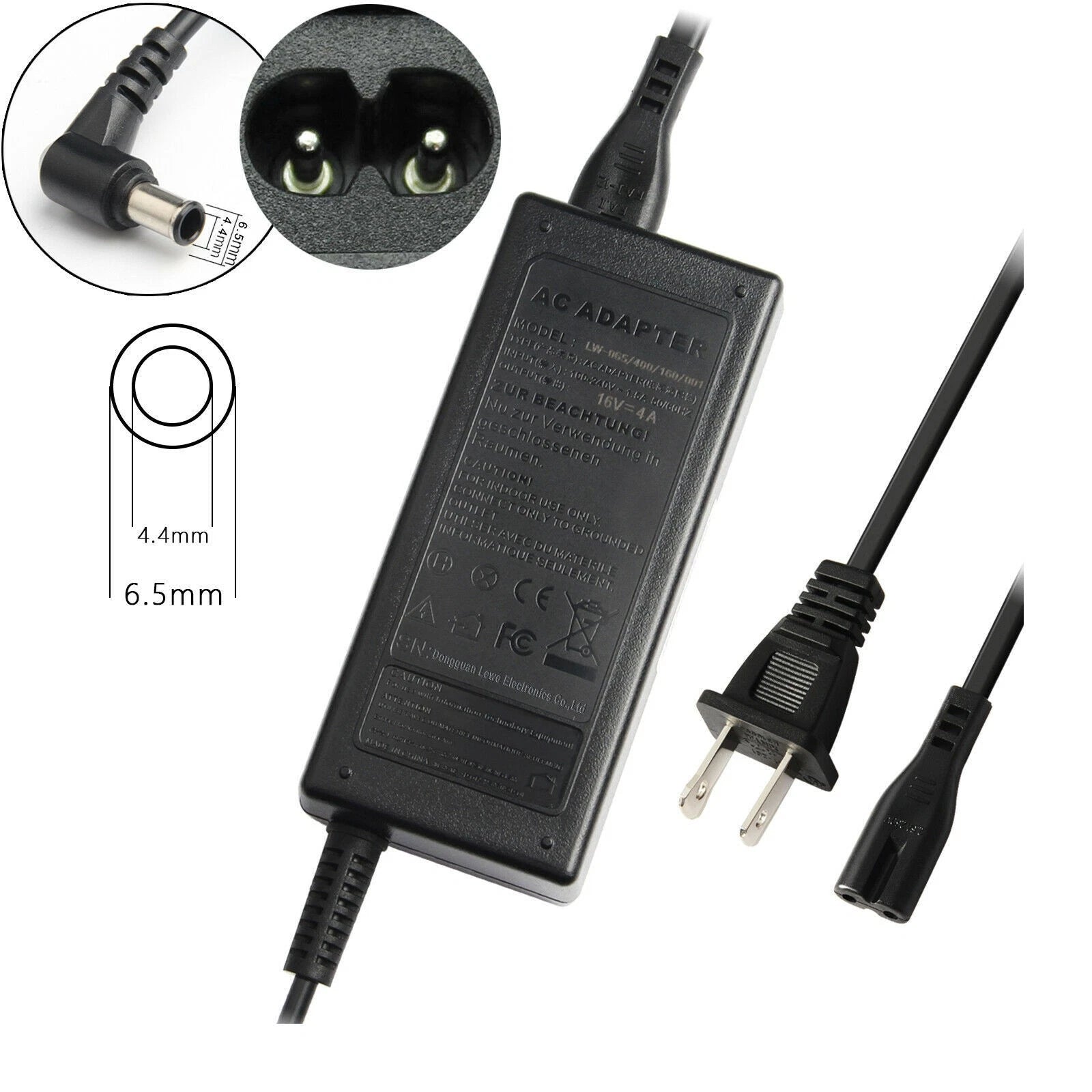 16V 4A AC Adapter Charger Power For Sony VGP-AC16V13 VGP-AC16V19 VGP-AC16V14/V10
