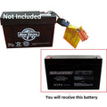 KidTrax Motor Trax Toddler Quad Replacement Battery 6v 7 amp Kid Trax Battery