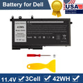 3DDDG Battery For Dell Latitude E5280 E5480 E5580 5490 5491 5580 5590 42Wh 93FTF