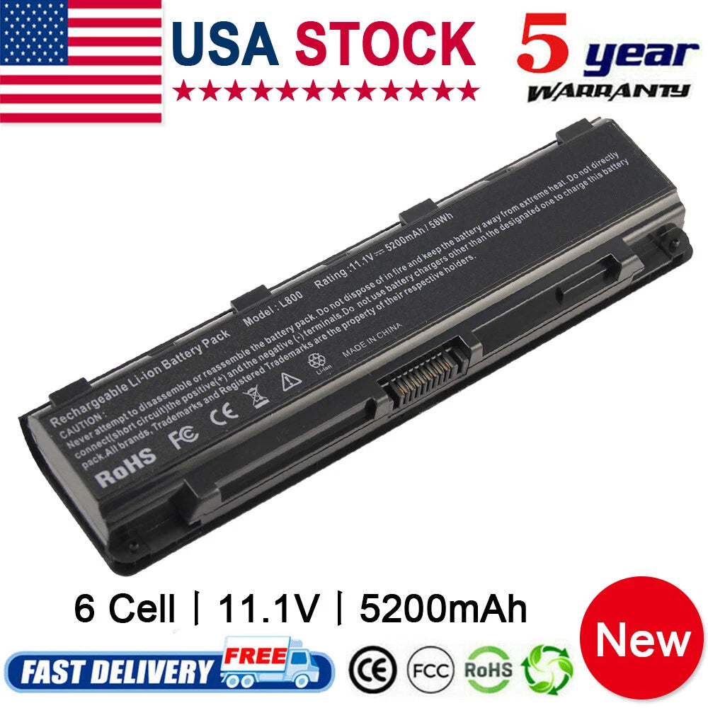 Battery For Toshiba Satellite Pro P800 P850 P840 P870 P875 Series PA5024U-1BRS