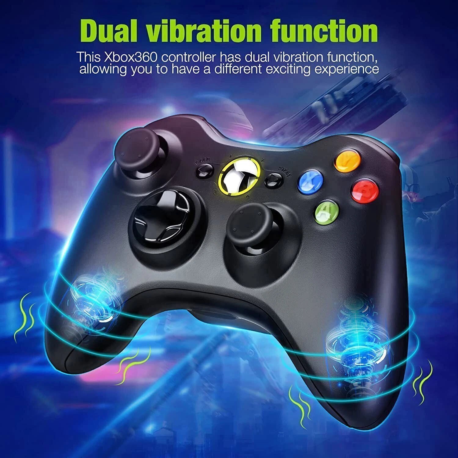 Microsoft Xbox Wireless Controller For Xbox 360 & X360 Slim & Windows 10/11 PC
