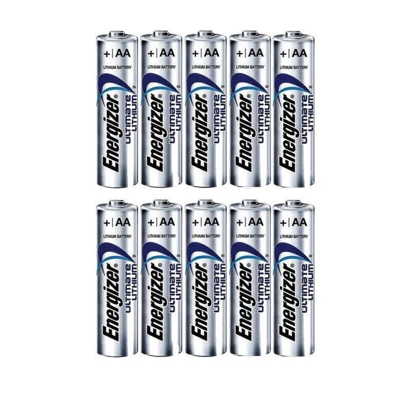 Energizer AA Lithium Long Lasting Batteries, 10 Count