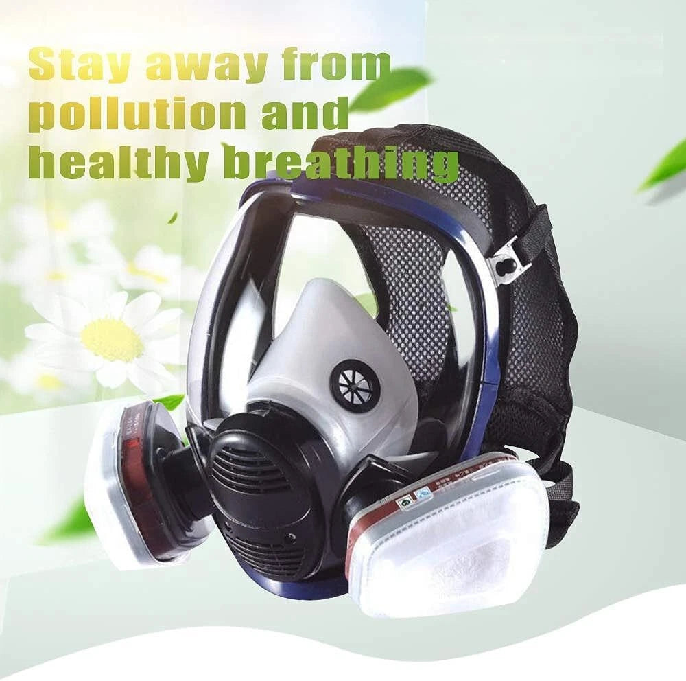 US 15 in 1 For 6800 Facepiece Respirator Gas Mask Full Face Spraying Painting