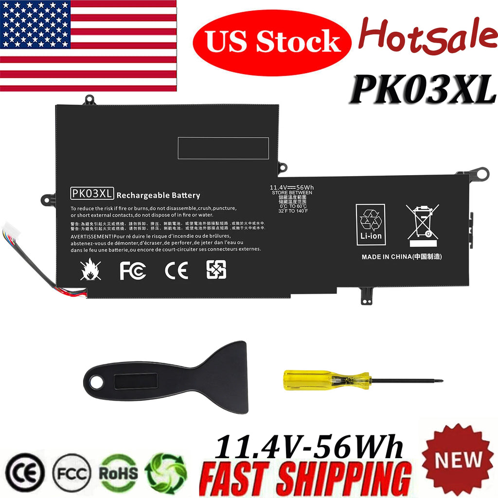 PK03XL Battery For HP Spectre X360 789116-005 13-4101dx 13-4102dx 789116-005