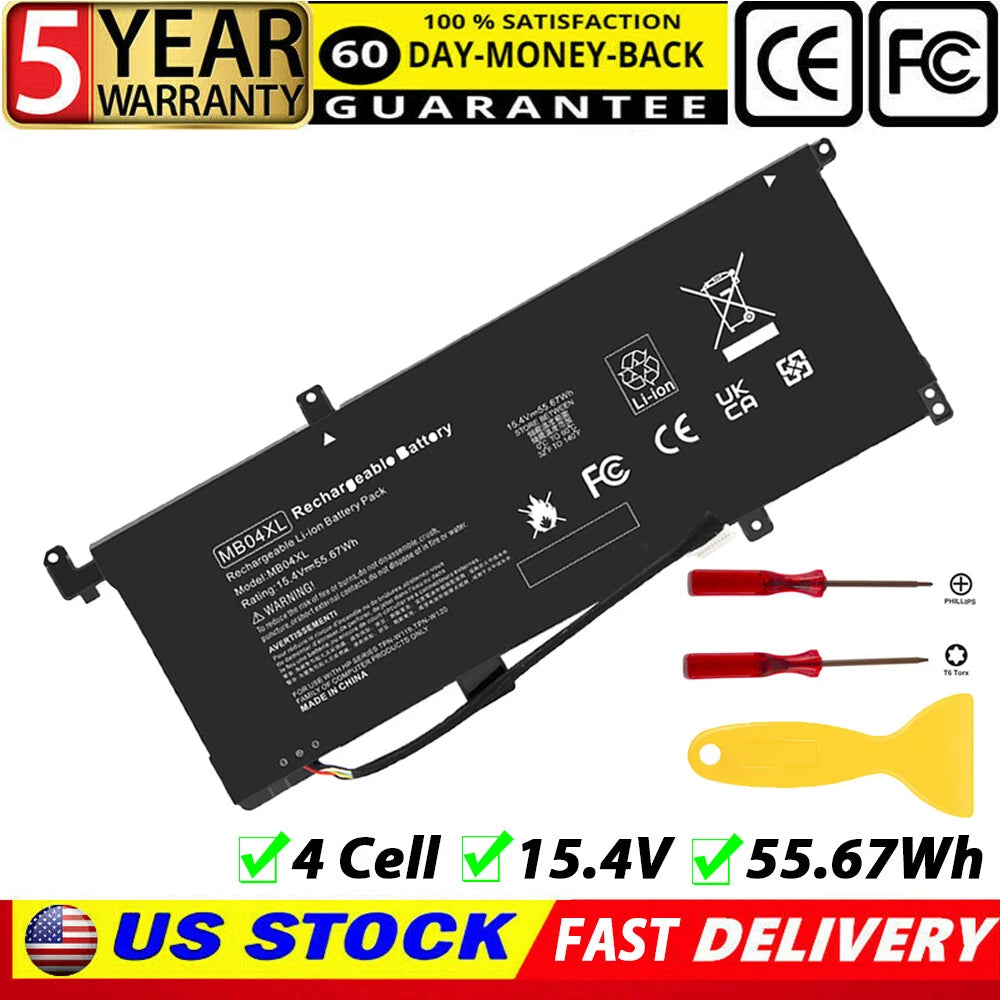 MB04XL Battery for HP Envy X360 M6-AQ/AR M6-AQ105DX HSTNN-UB6X Spare 844204-850