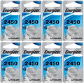 Energizer Watch Lithium Battery ECR2450BP 3V - 8 Pack