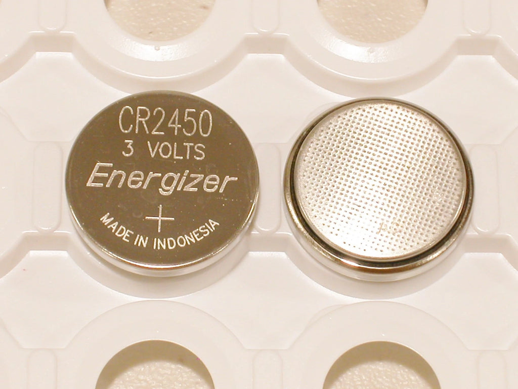 2 NEW BULK ENERGIZER CR2450 ECR 2450 3v LITHIUM BATTERY (TWO BATTERIES) Exp.2031