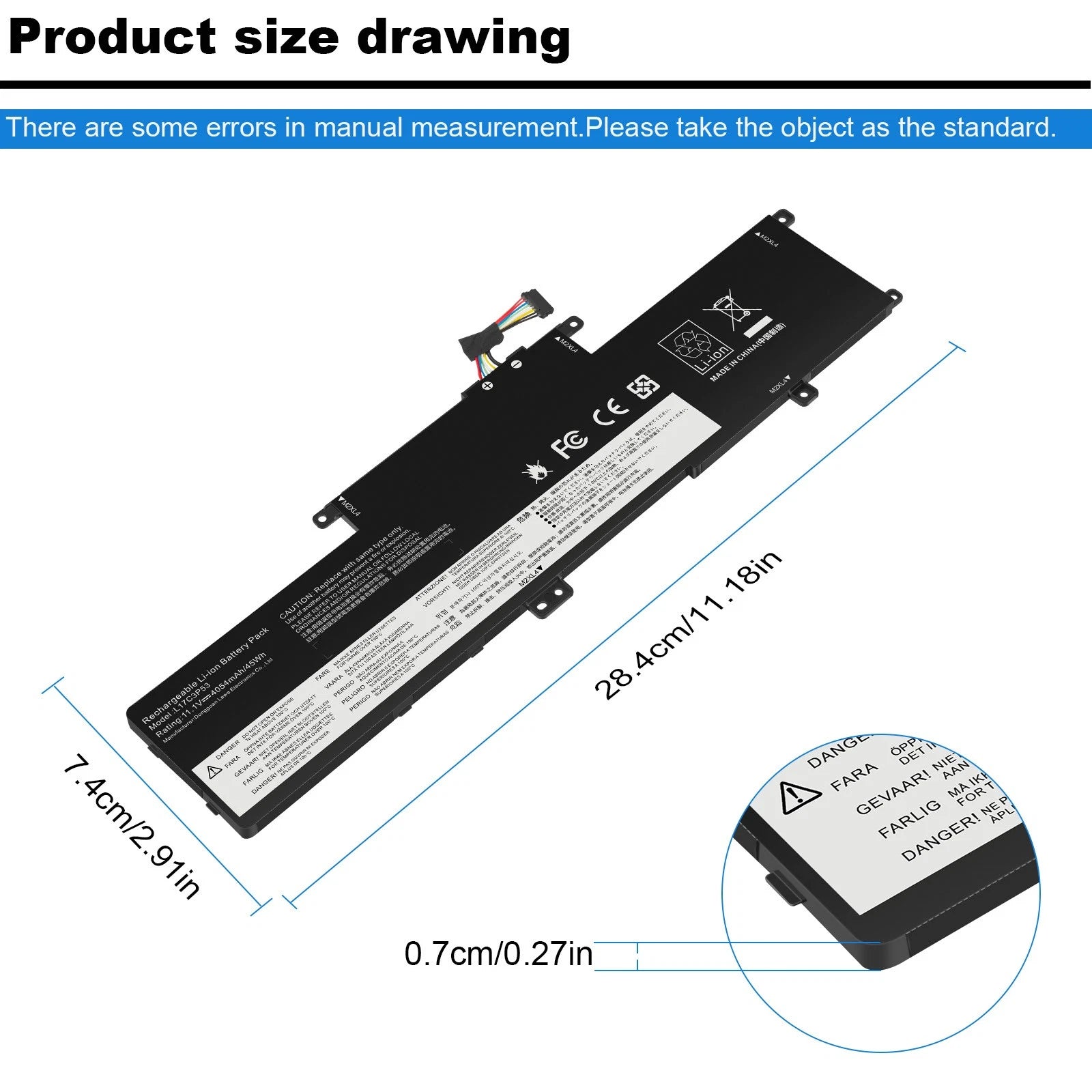 L17L3P53 L17M3P55 01AV483 Battery For Lenovo ThinkPad L380 L390 Yoga 45wh