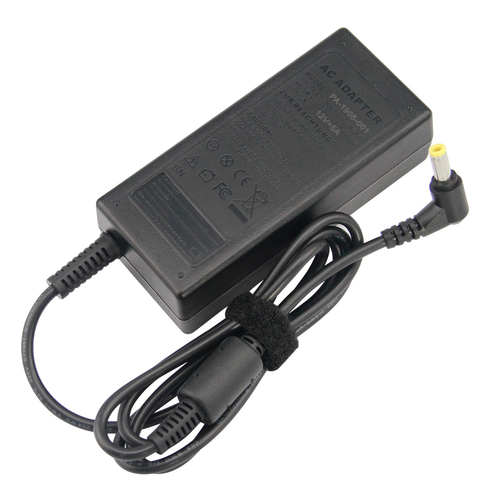 AC/DC Adapter for Curtis LED1930A 19 720p HD LED LCD TV LED1930A_EN LED1930A_FR