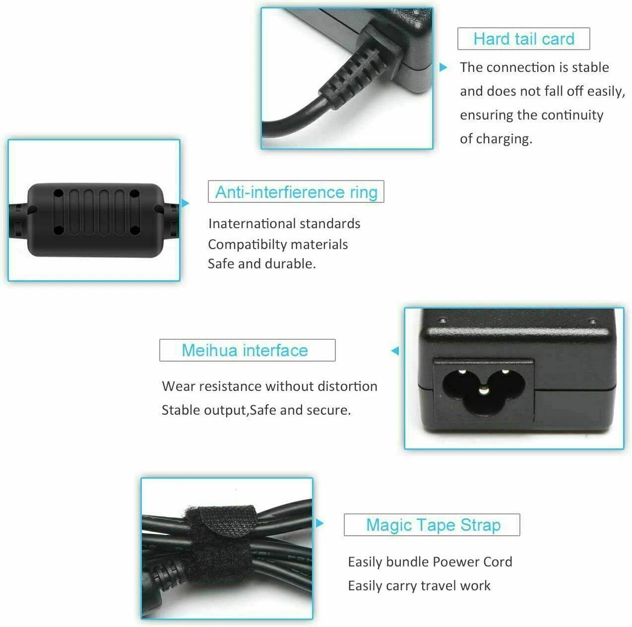 AC Adapter For HP Chromebook ENVY 11/13/14/15m 65W Laptop Charger Power Supply