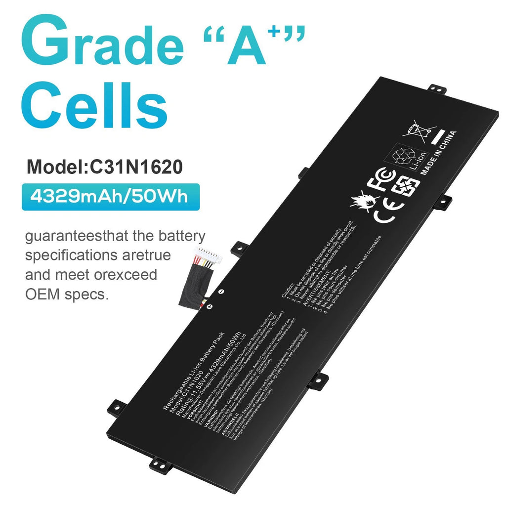 New C31N1620 C31P0J1 Battery For Asus Zenbook UX430 UX430UNR UX430UA UX430UN 50W