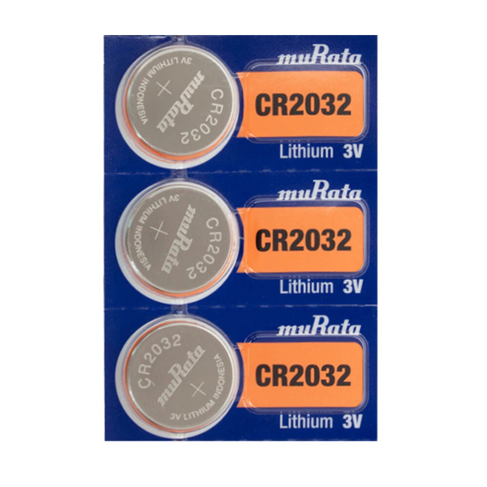 3 Murata Replaces Sony CR2032 CR 2032 3v Lithium Battery NEW Expires 2028