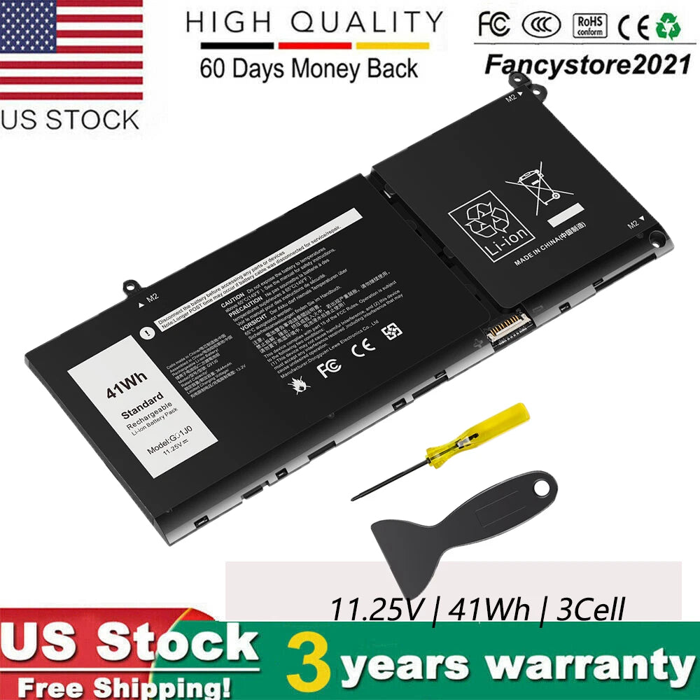 New G91J0 Battery For Dell Latitude 3320 3420 3520 Inspiron 5310 5410 5415 5418