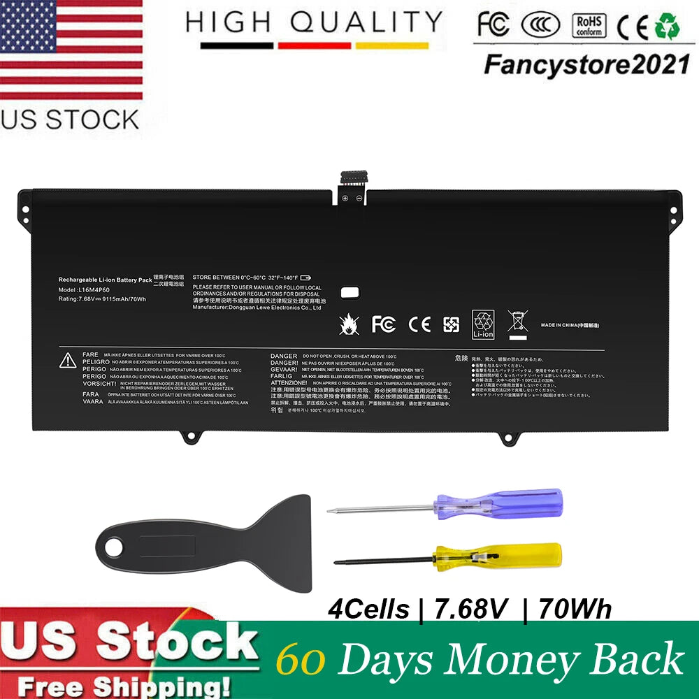 New L16M4P60 Battery for Lenovo Yoga 920 920-13IKB 920-131KB 920-13IKB-80Y7 80Y8