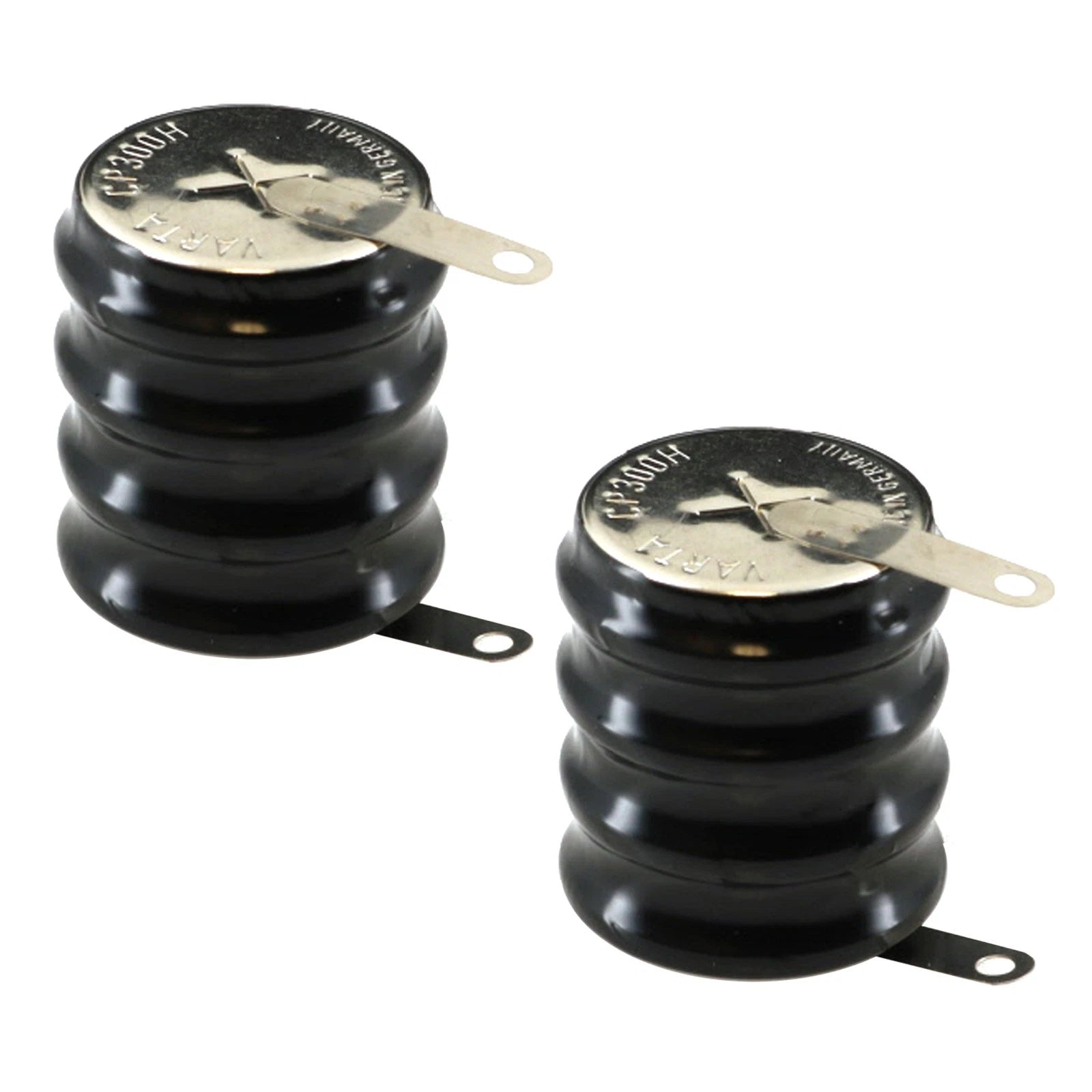 2x 4/CP300H 4.8 Volt 300mAh NiMH Battery w/ Tabs For PDA , sensor network
